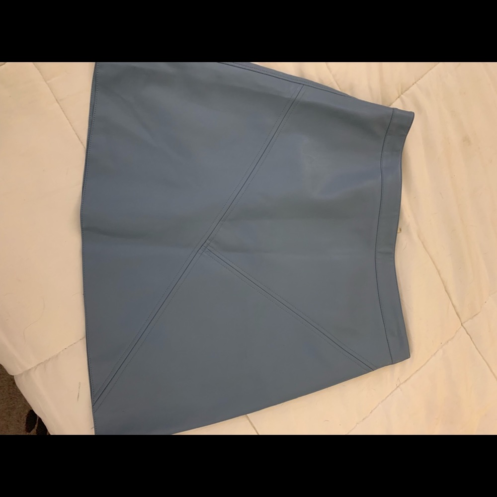 Zara Faux Leather Mini Skirt